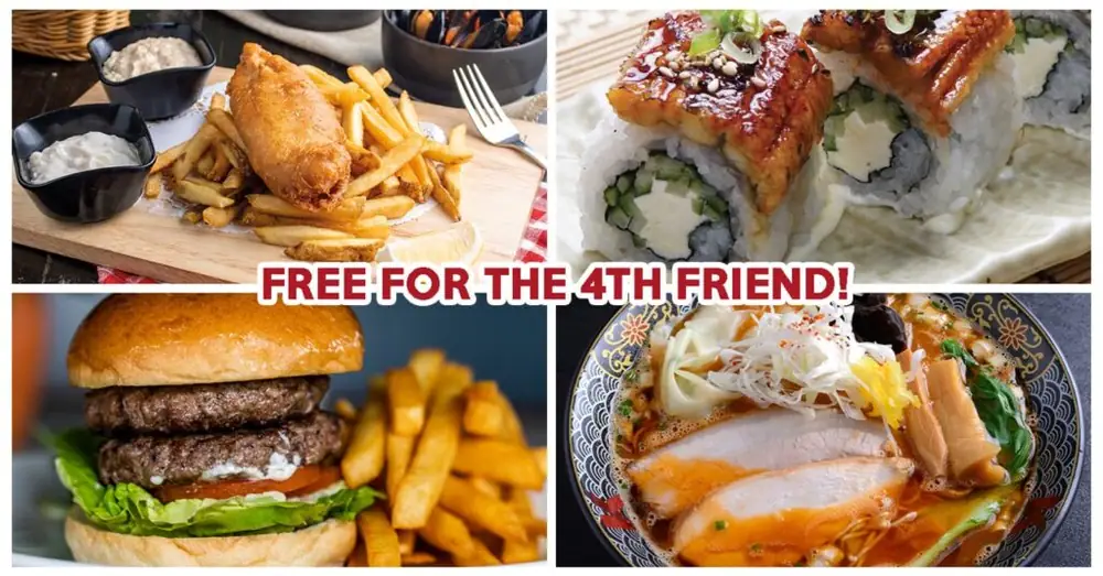 11 Clarke Quay Restaurants With Free Main Dishes Like Steak, Lobster Ramen, And Maki Rolls