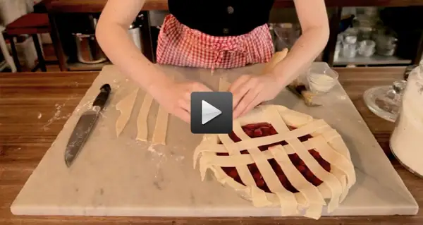 How to Weave a Lattice Top for Pies