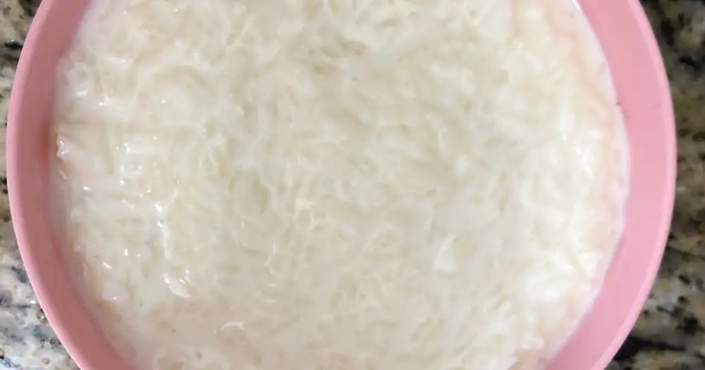 Recipe for creamy rice pudding, submitted by Jefferson Queiroz