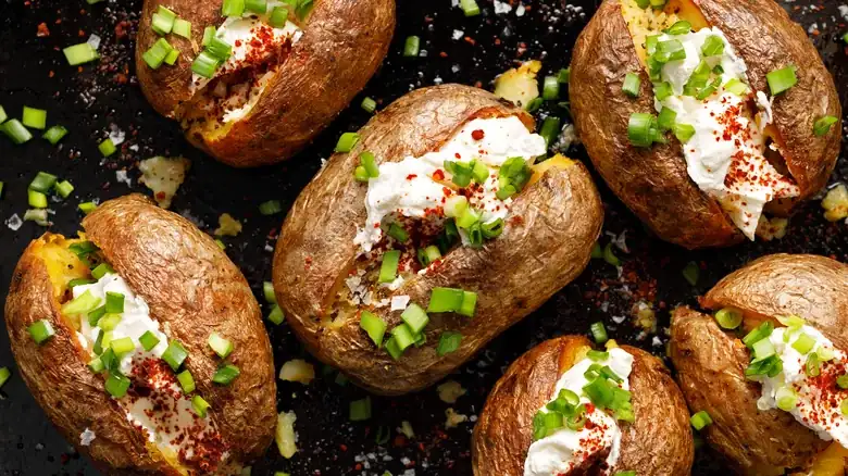 Season Your Baked Potatoes At The Beginning And Taste The Difference
