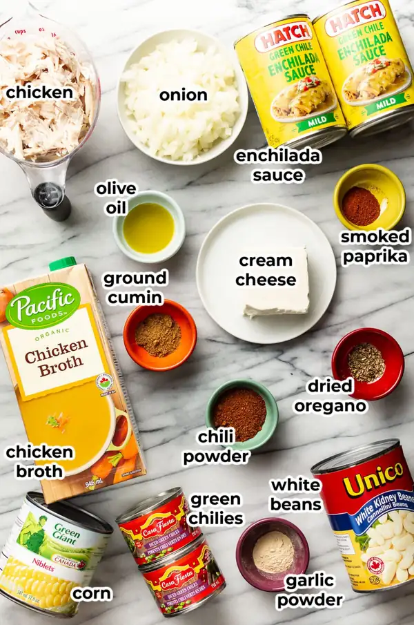 Creamy Green Chicken Enchilada Soup