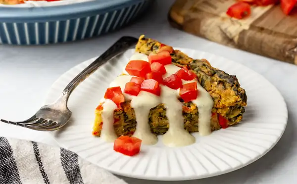 Vegan Gluten-Free Quiche Florentine