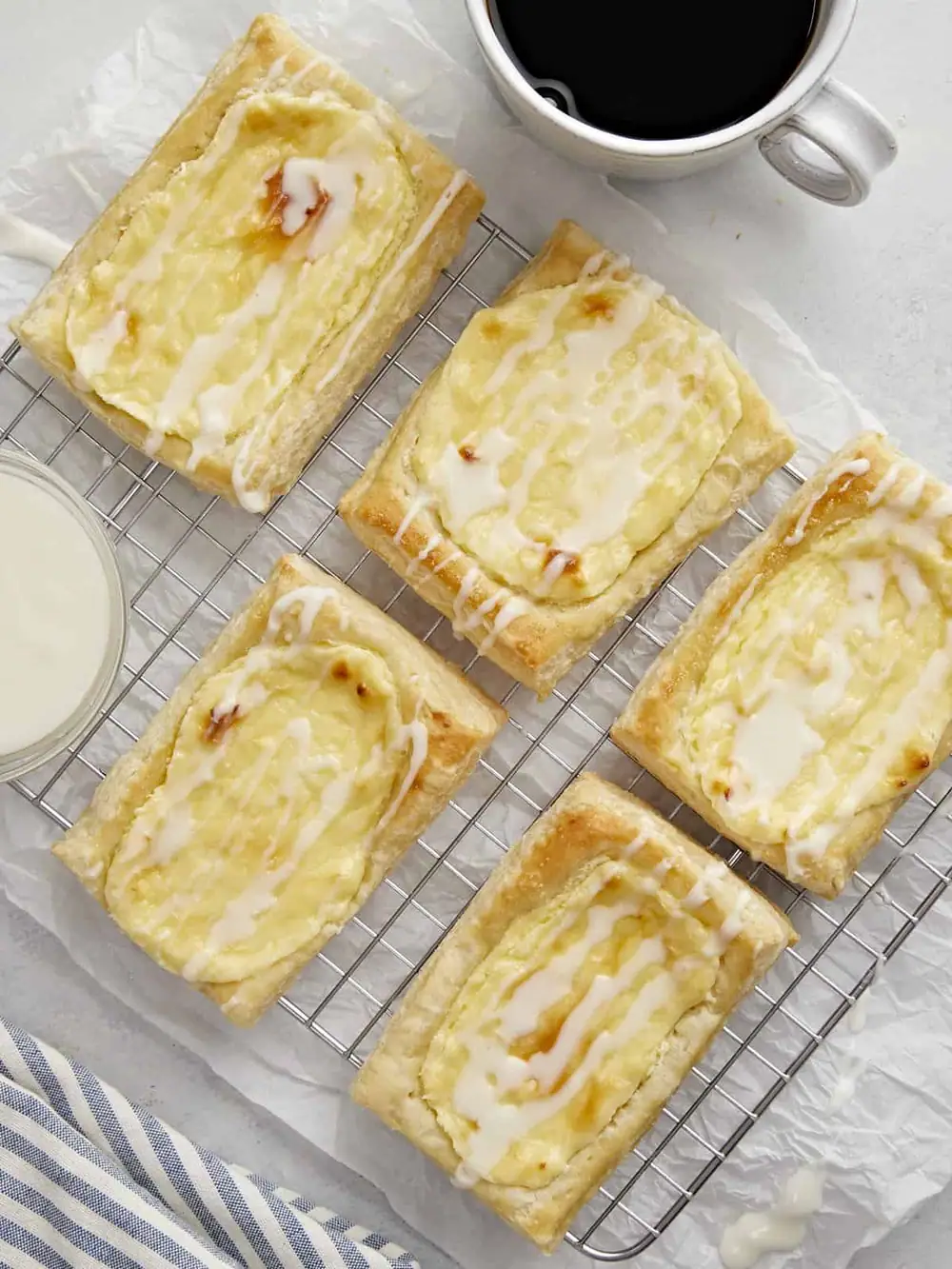 My flaky, buttery Cheese Danish recipe is so easy and delicious!