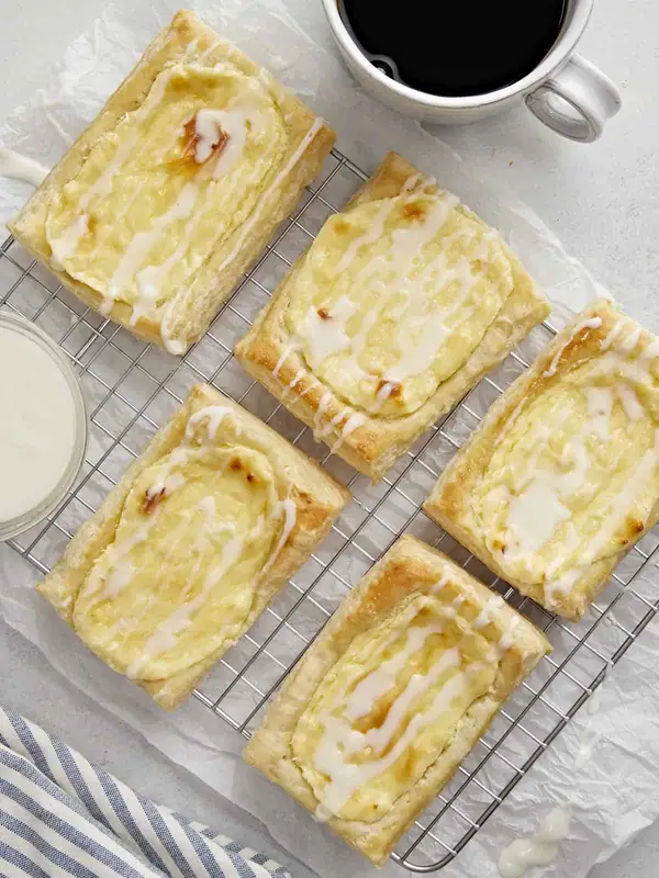 My flaky, buttery Cheese Danish recipe is so easy and delicious!