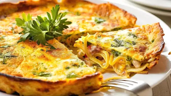 Leftover Pasta Is The Key To The Ultimate Breakfast Frittata