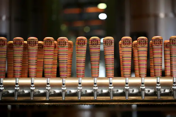 Beer taps made from skateboards?