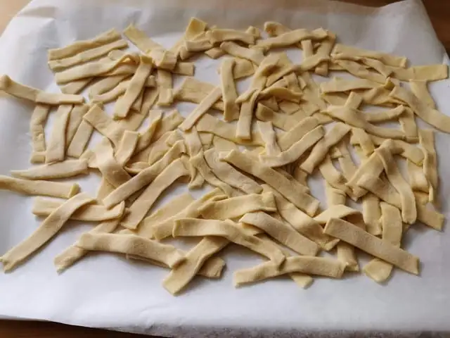 Sagne Pasta from Abruzzo, Molise and Lazio