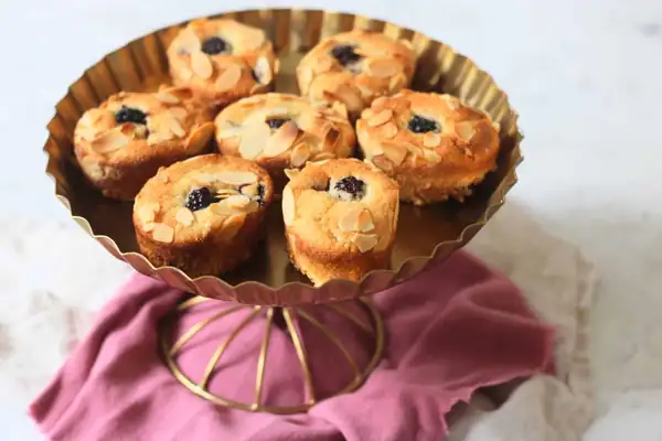 Vegan Blackberry and Orange Friands