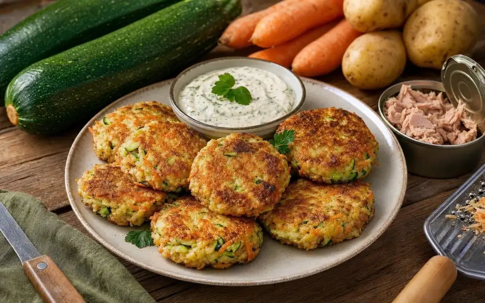Calabacín, atún, patata y zanahoria: esta cocinera española prepara una deliciosa cena en minutos