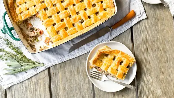 Chicken, Mushroom, And Winter Squash Pot Pie Recipe