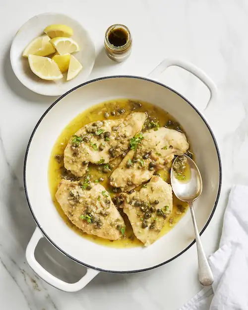 Yuzu Chicken Piccata