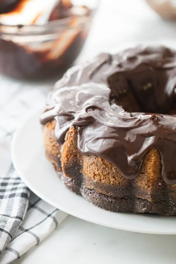 Black and White Pound Cake
