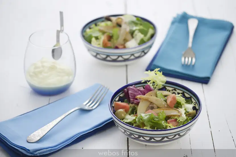 Warm cuttlefish salad