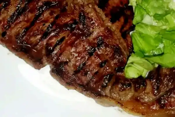 Beef steak on a pan