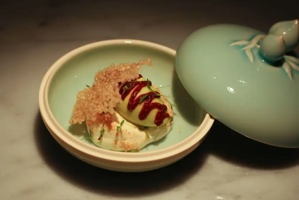 Pandan coconut sorbet by Sheerin Ghaffar