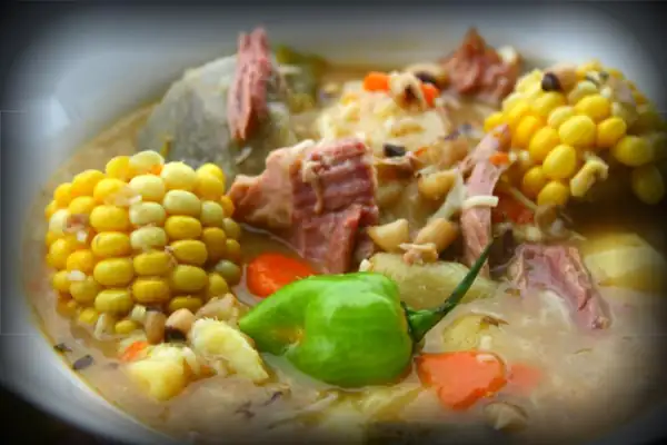 Caribbean Smoked Turkey Soup