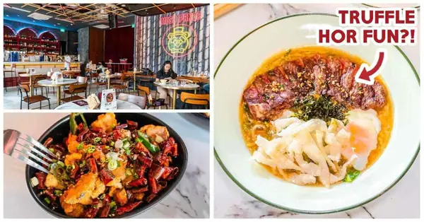 Tipsy Panda Review: Mala Chicken Karaage, Moonlight Truffle Beef Hor Fun And More In Woodlands