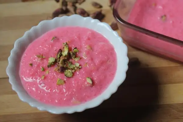 Rose Phirni Recipe