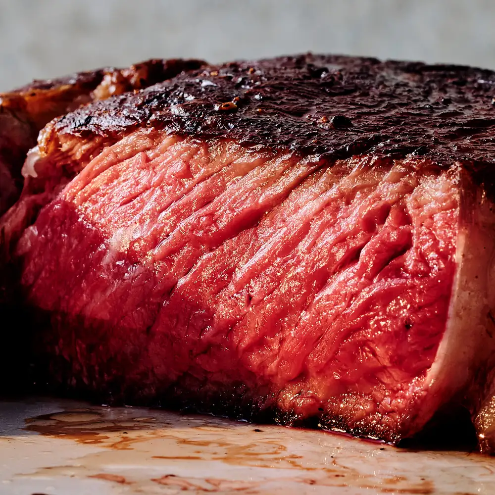 The Reverse-Sear Method for Rib-Eye Steak Requires Low Heat and a Thermometer