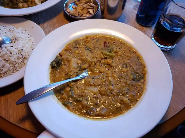 Spinach chana dal