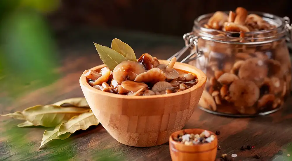 Pickled Honey Mushrooms for Winter