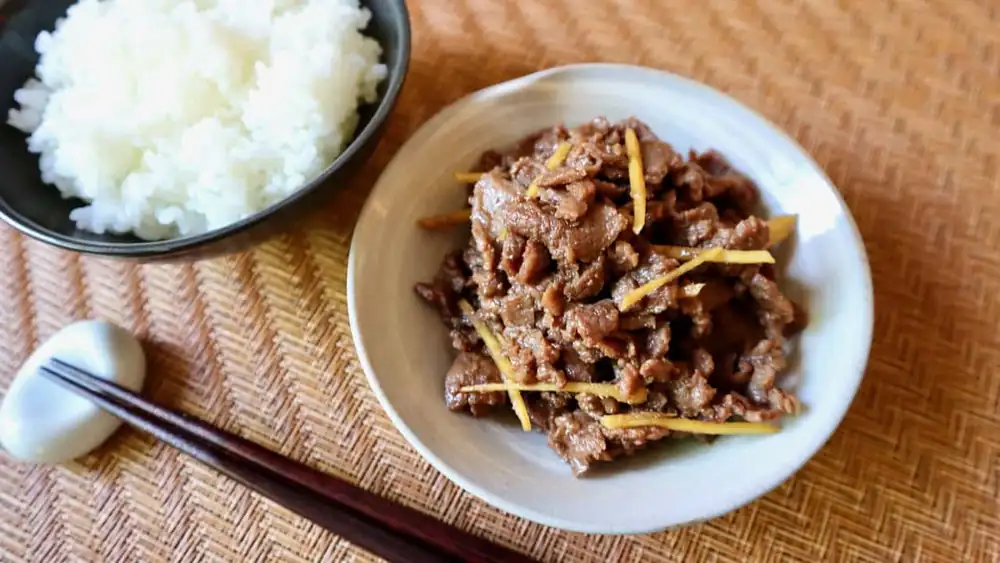 Beef Shigureni Recipe