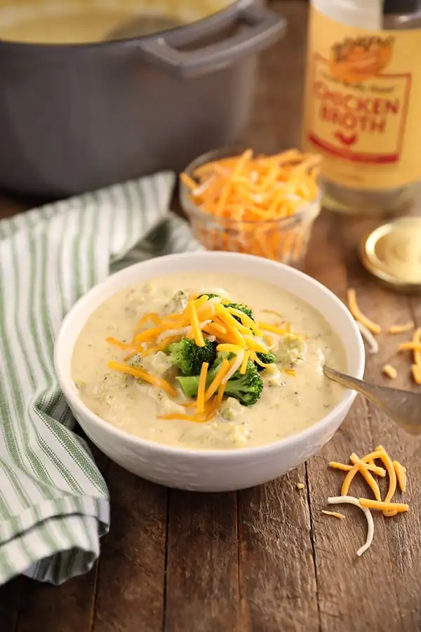 Super Simple Broccoli Cheese Soup