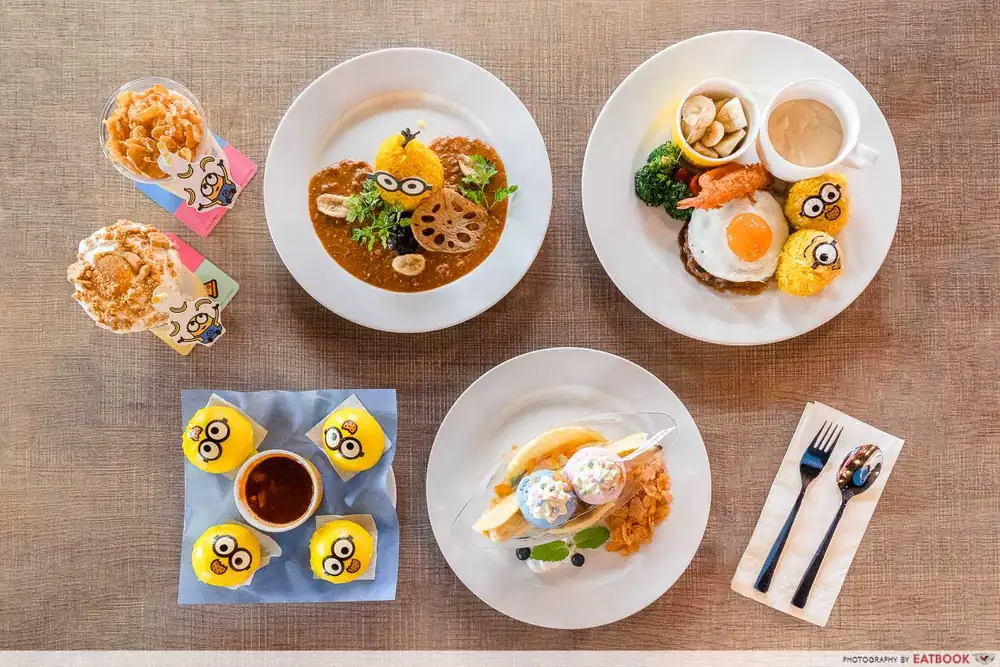 Minion Cafe Opens In Clarke Quay With Wagyu Rice, Chilli Crab Pumpkin Mantou And More