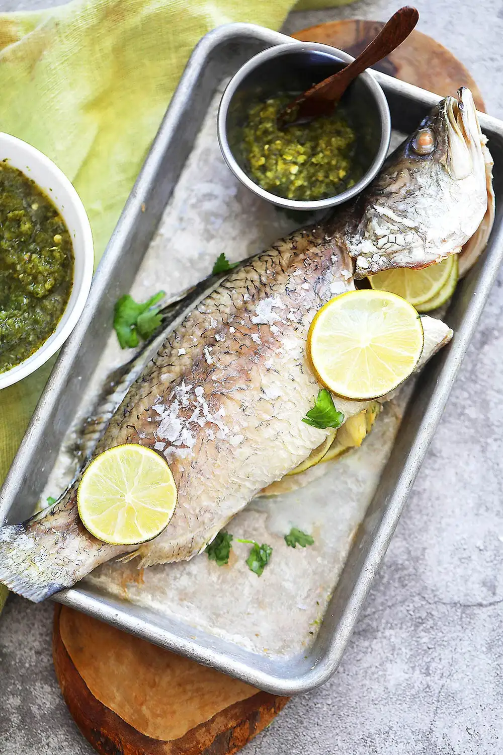Salt Baked Fish
