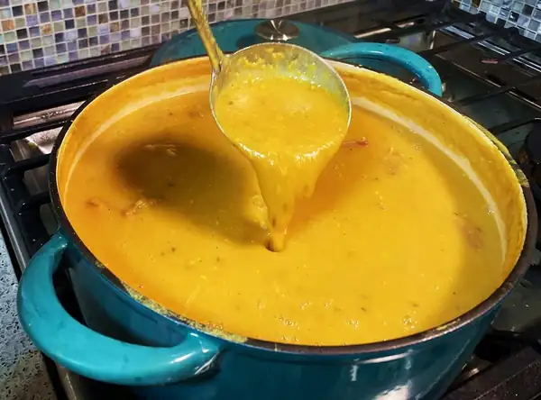 Trini-Style Salted Beef Yellow Split Peas Dhal
