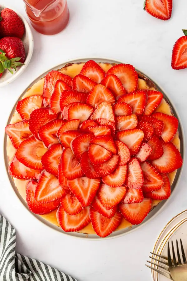 Fresh Strawberry Cheesecake