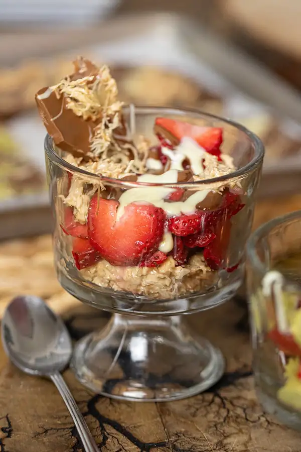 No-Bake Chocolate Berry Kataifi Trifle with Hazelnut Cream