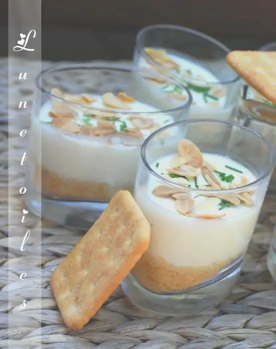 Panna cotta au parmesan / panna cotta salee