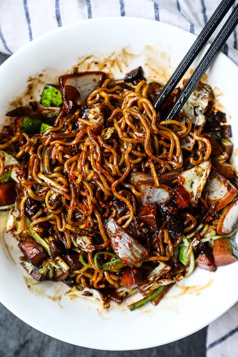 Vegan Gan Jjajangmyeon Recipe & Video