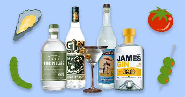 10 de las mejores ginebras saladas para Dirty Martinis