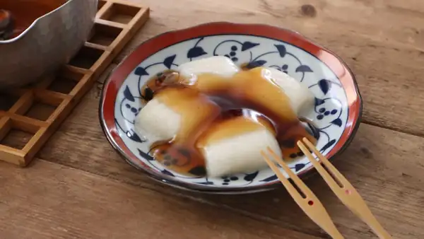 Mochi with Mitarashi Sauce Recipe