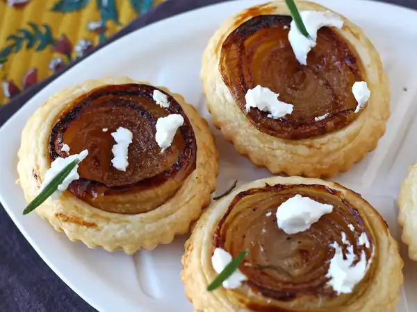 Onion Tatin Tartlets