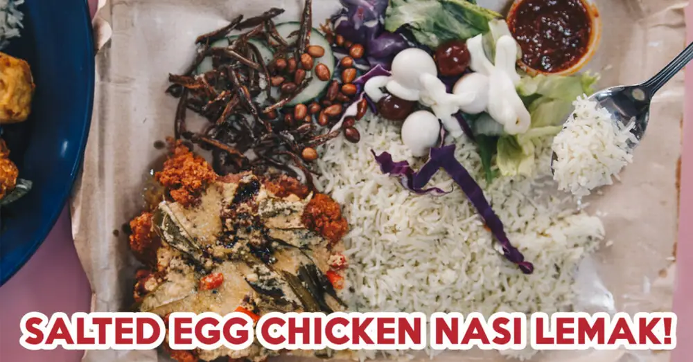 Adimann Review: Salted Egg Yolk Nasi Lemak At A Muslim-Owned Stall