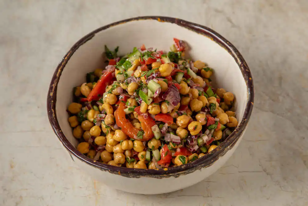 Chickpea Salad with Tahini