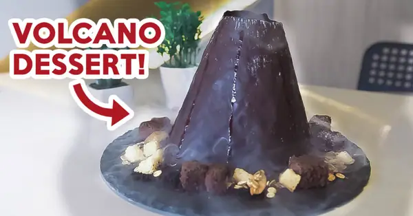 Fro Roll Review: Dark Chocolate Volcano And Strawberry Ice-Cream Pot At Potong Pasir