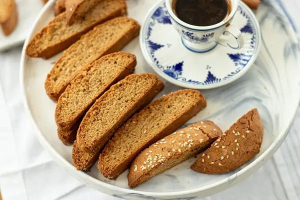 Greek Walnut Paximadia (Greek Walnut Biscotti)