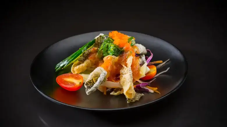 Save Your Leftover Salmon Skin For A Versatile, Textured Salad