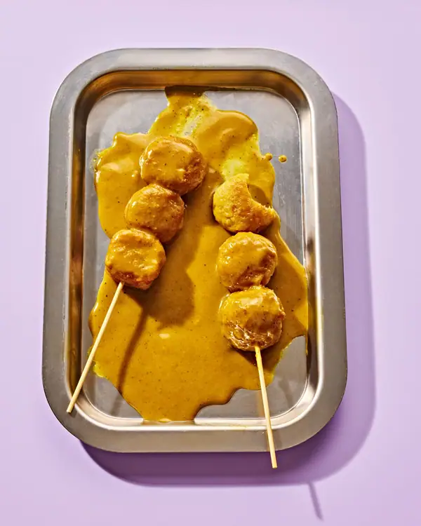 Vegan Curry ‘Fish’ Balls