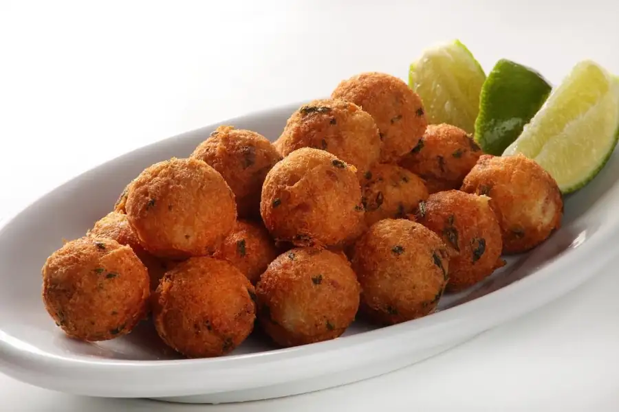 Fried ball of cod