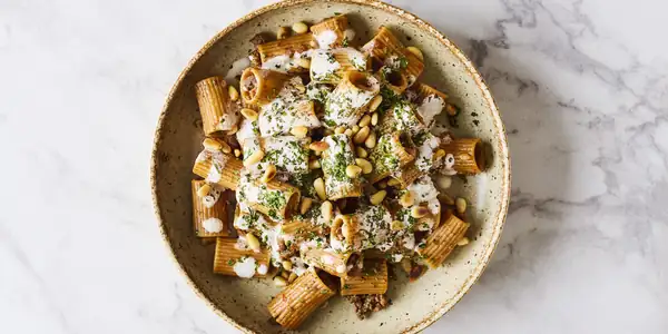Harissa Beef And Whipped Feta Cream Maniche Recipe