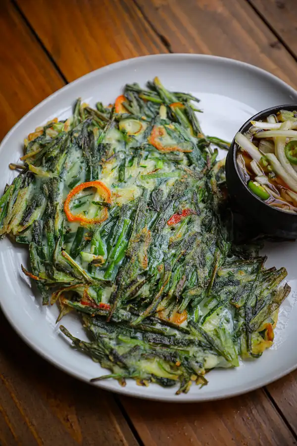 Korean Chive Pancake Recipe & Video