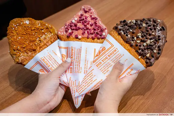La Levain Has Smashed Croissants Dipped In Speculoos, Raspberry Choco, And Nutella