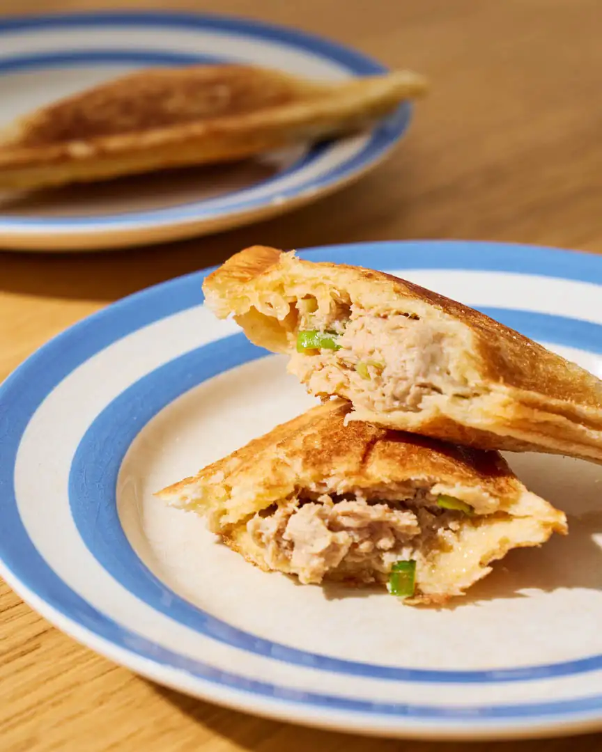 Pork Dumpling Jaffle Recipe