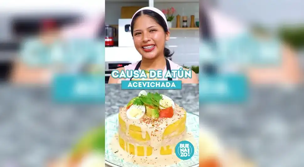 Tuna ceviche-style causa recipe (step by step)