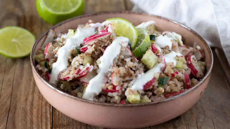 Hot as hell? The trick to a fresh and delicious buckwheat salad in 10 minutes!